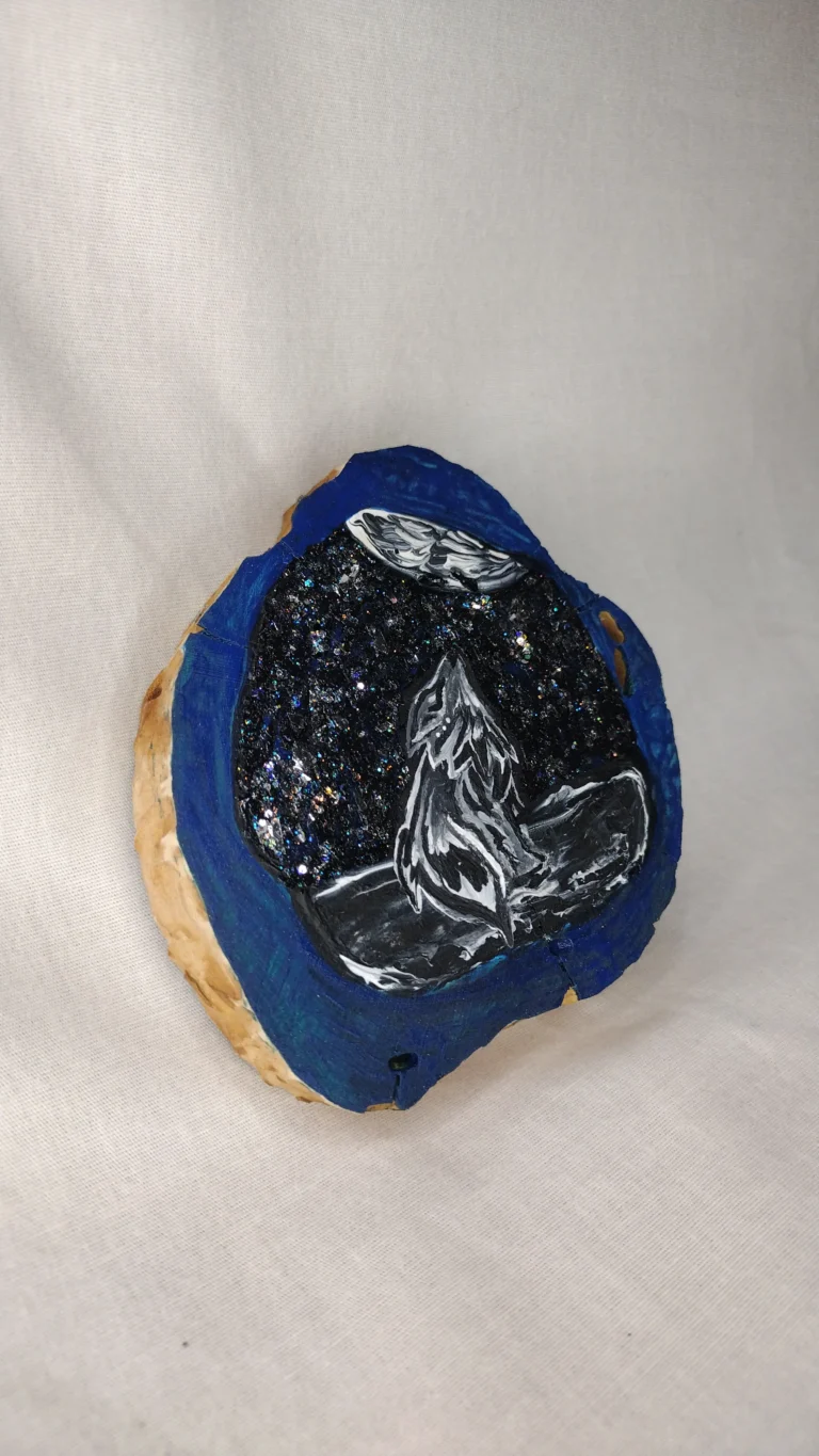 Stunning Nights crafted and painted soft wood